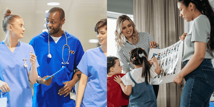 Nurses and teachers develop foot pain from standing all day