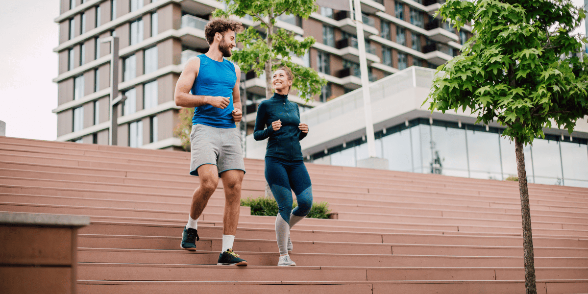 Runner's Knee pain can be felt when going down stairs